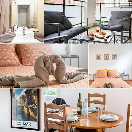 Appartement Le Colmarien Moderne - Parking Gratuit Clos - Centre Colmar